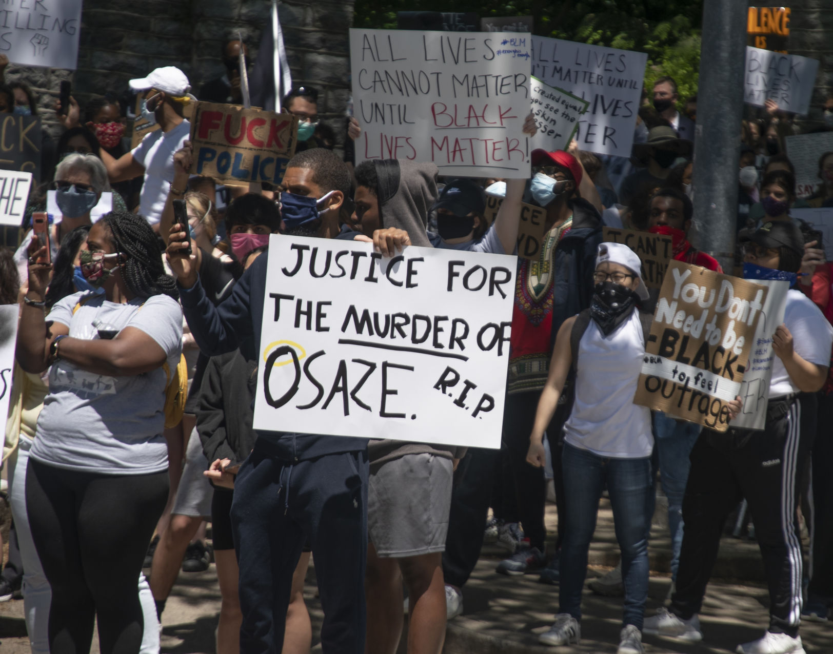 BLM protest, Justice for Osaze